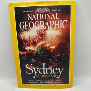 National Geographic August 2000 Sydney Olympic City Magazine